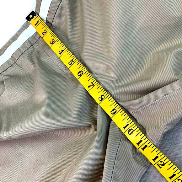 Talbots Petites Stretch Straight Leg Mid Rise Casual Pants Women Size 10 Khaki - Picture 9 of 11